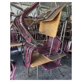 set of 4 student desks
