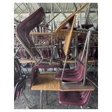 set of 4 student desks