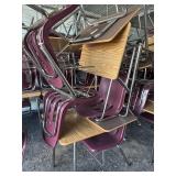 set of 4 student desks