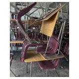 set of 4 student desks