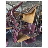 set of 4 student desks
