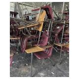 set of 4 student desks