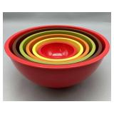 6 Zak Designs Melamine Nesting Bowls
