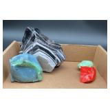 Fluorescing Glassmaking Fragments