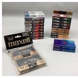 22 Unopened Cassette Tapes Assorted Brands