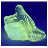 Viking Fluorescing Frosted Glass Jesus Bust