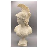Handmade Alabaster Bust of Minerva