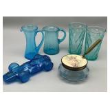 Flurescing Blue Glassware &  Accessories