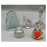 Fluorescing Figural Glass Lot, Cambridge & More