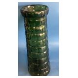 WMF MCM Green Glass Designer Vase, 18 Inches