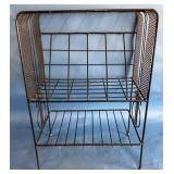 MCM Wrought Iron Vinyl Record Stand