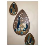 Illinois Moulding Teardrop Wall Decor Set