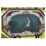 Portrait of Jesus Christ in Ornate Frame