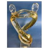 Murano Glass Conjoined Figures Sculpture