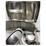MCM Denmark & Sweden Stainless Steel Trays Lot