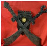 Medieval Sword Shield Wall Plaque Decor