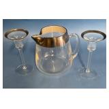 Dorothy Thorpe Cocktail Pitcher with Candle Holder