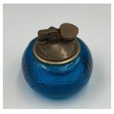 Murano-Style Blue Glass Table Lighter