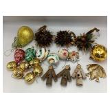 West Germany Blown Glass & Mixed Material Ornament