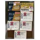 7 Boxes 20 Ga Federal & Western Shotgun Shells