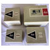Leitz Camera Accessories in Original Boxes