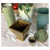 6 Decorative Vases & Pitcher by Franz, Bennington