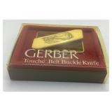 Gerber Touché Belt Buckle Knife Whitetail Deer Des