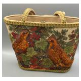 Lily Bet Filbert Imports Floral & Bird Purse
