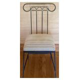 Custom Wrought Iron Chair by Mario Villa, 1992