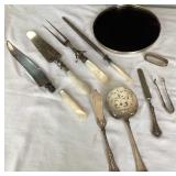 Meridian & Gorham Sterling Lot with Serving Pieces