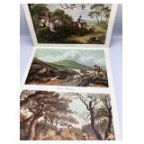 3 Prints: Fox Hunting, Grouse Shooting & Pheasant