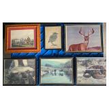 'The Foal' print & Other Framed Animal Photos