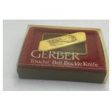 Gerber Touché Belt Buckle Knife US Patent No. 4.38