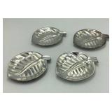4 International Silver Co. Tropical 8167 Leaf Shap