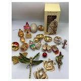 Vintage German Ornaments & Vaillancourt Folk Art,