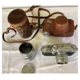 Canon Model II Rangefinder Camera with Accessories