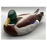 Hand Painted Mallard Drake Decoy 14 ins.