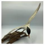Hand Carved & Painted Common Tern by Glenn A. Bick