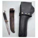 Hunter 1100B-10 8950 Leather Holster & Western Kni