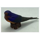 Wooden Barn Swallow Sculpture by Mark L. Rutledge