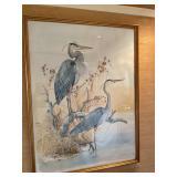 Great Blue Heron by Doug Pifer, 47 ins. x 62 ins.