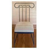 Custom Wrought Iron Chair by Mario Villa, 1992