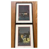 Tokuriki Tomikichiro Woodblock Prints in Black & G