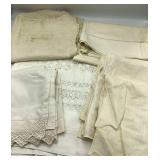 Linen Lot Including Tablecloths & Tea Towels