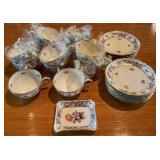Schumann Germany Empress Dresden Flowers Tea Set