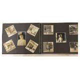 Early 1900s Photo Album with Mounted Black & White