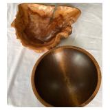 Hand Turned Maple Bowl by Vermon & Live Edge Woode