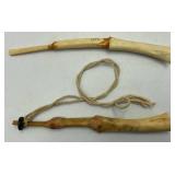 2 Handmade Wing Bone Turkey Calls by Wayne Bailey