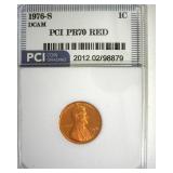 1976-S Cent PR70 DCAM RD LISTS $10000