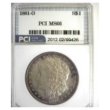 1881-O Morgan MS66 LISTS $7500